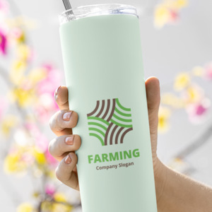 Farming Cup logo mockup