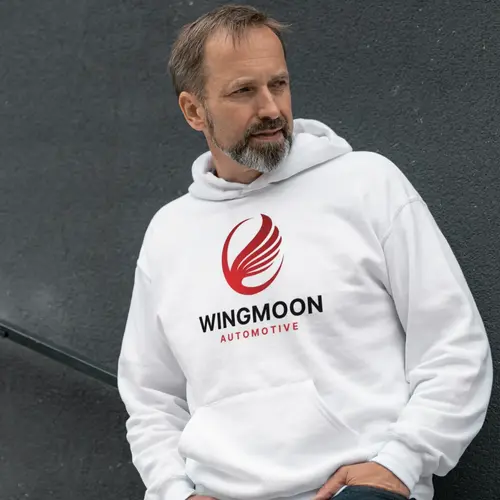 Man hoodie Wing Automotive Logo