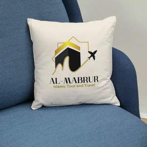 Pillow Islamic Tour and Travel Logo Mockup