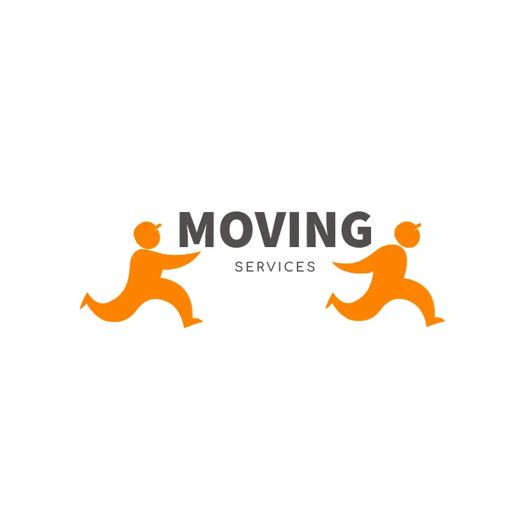 Minimalist Moving Services Logo