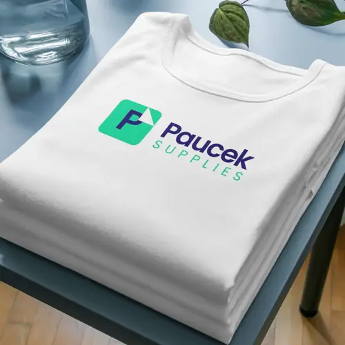 T-shirt Letter P Monogram Supplies Logo Mockup