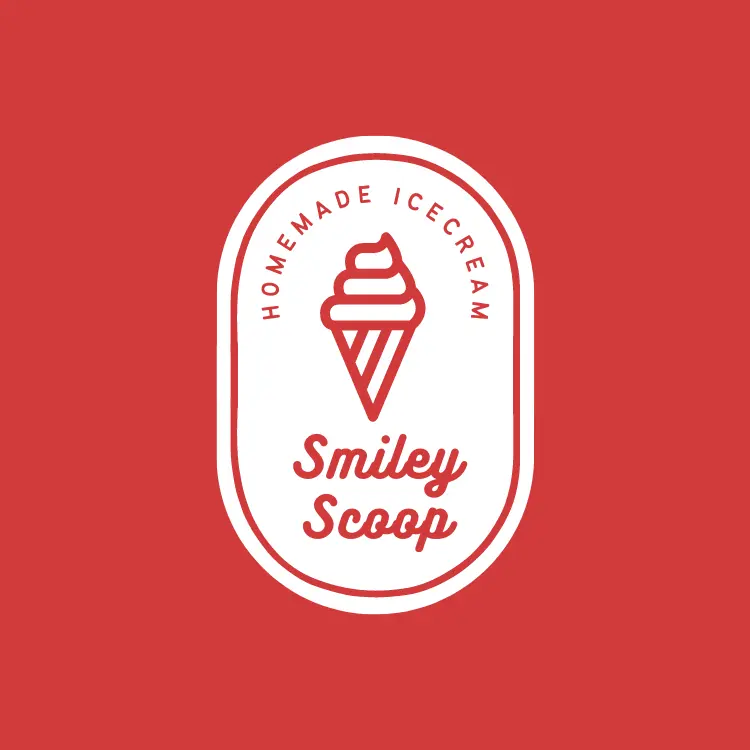 Classic Ice Cream Shop Logo