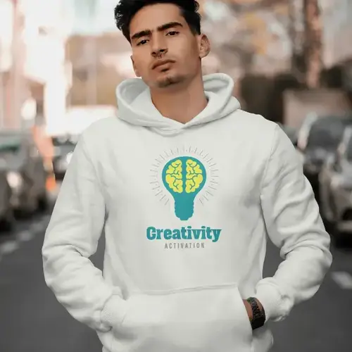 Hoodie Smart Creativity Activation Logo Mockup