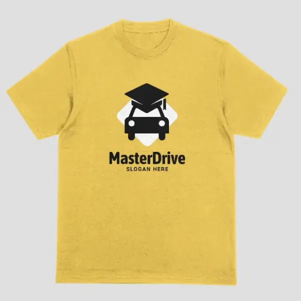 T-shirt Driving Master Logo Mockup