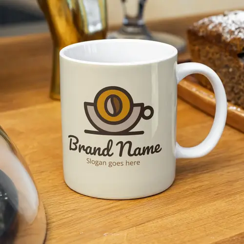 Coffee Cup Logo Mockup