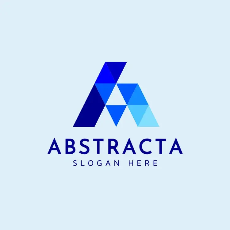 Abstract and Modern Letter A Logo