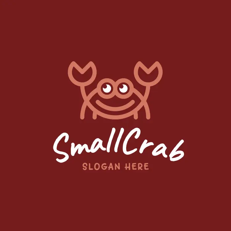 Happy Crab Logo