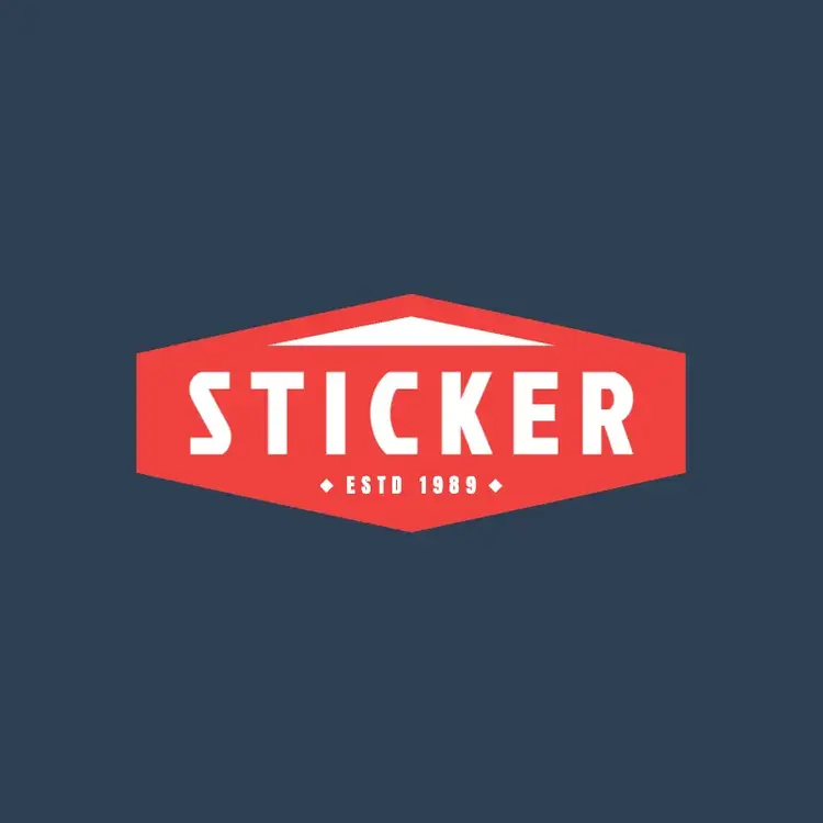 Retro Sticker Badge Logo