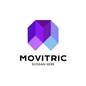 Abstract and 3D Letter M Logo