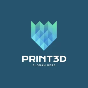 Abstract and 3D Shield Logo