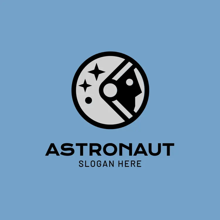 Astronaut Head Logo