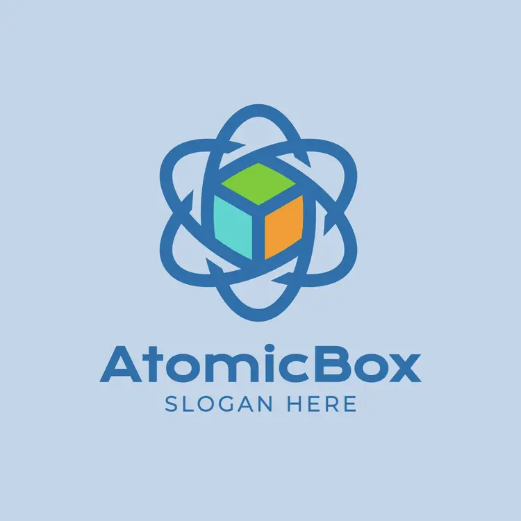 Atomic Box Cube Logo