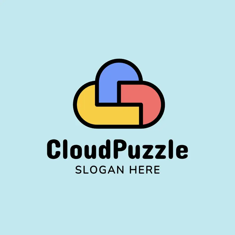 Cloud Puzzle Logo