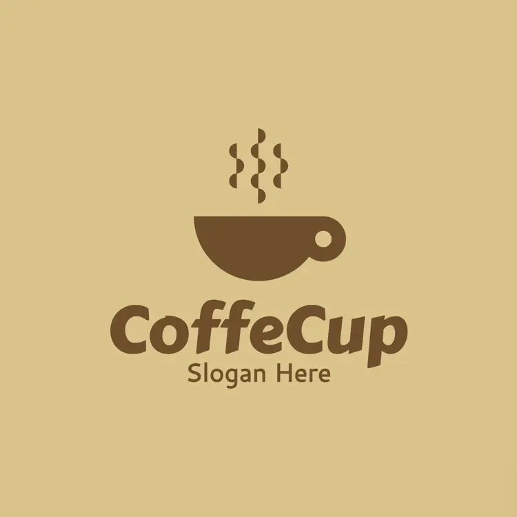 Modern Coffee Cup Logo