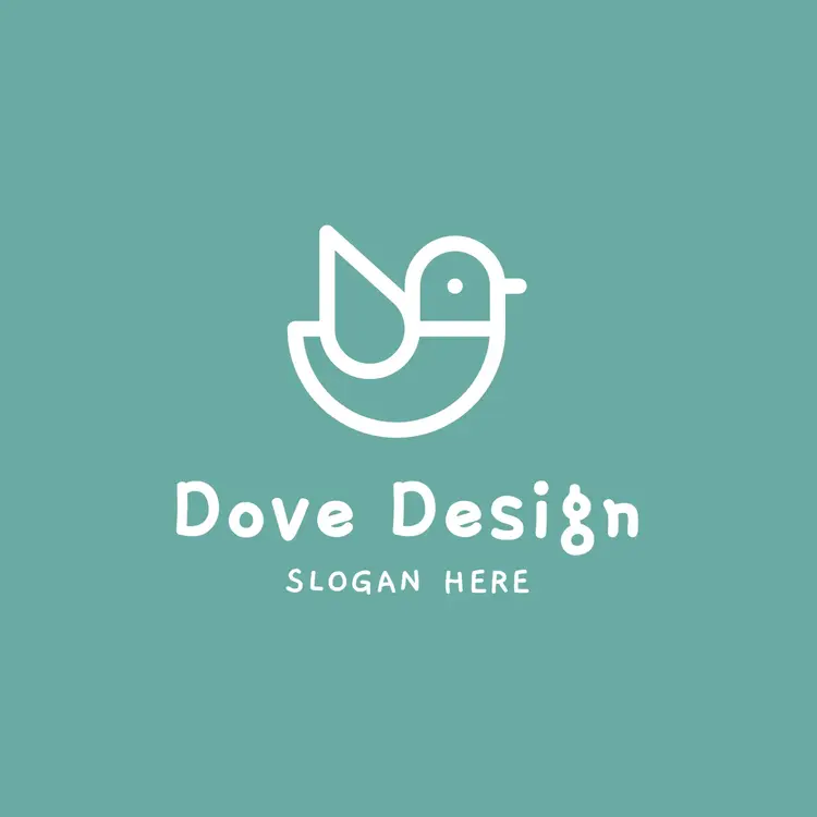 Modern Dove Logo