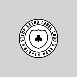 Free Retro Stamp and Label Logo