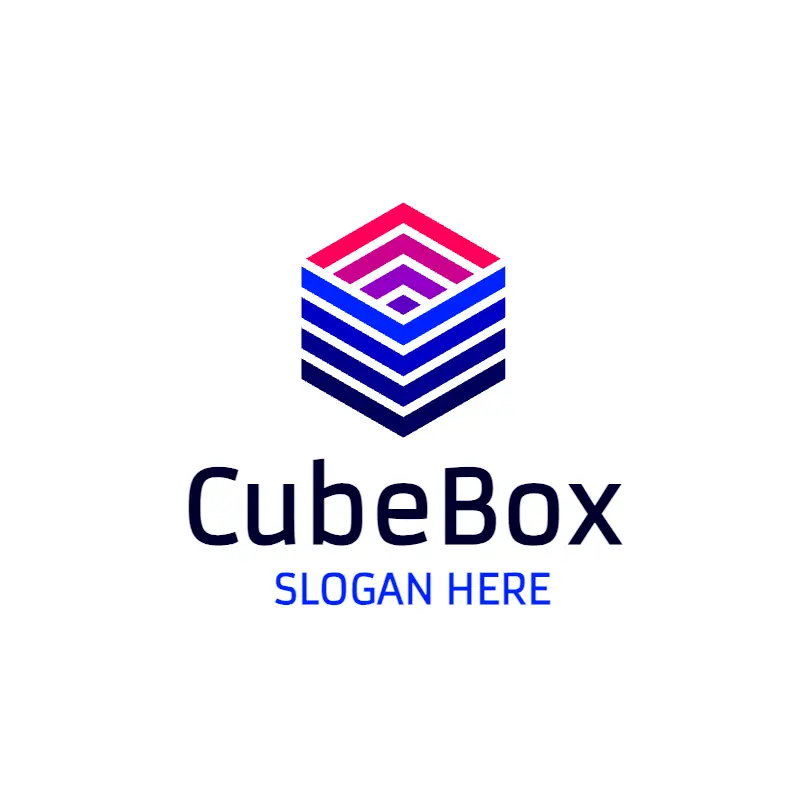 Free Haxagon and Cube Logo