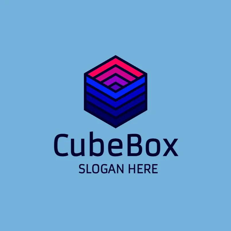 Free Haxagon and Cube Logo