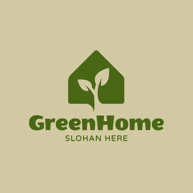 Plant and House Logo