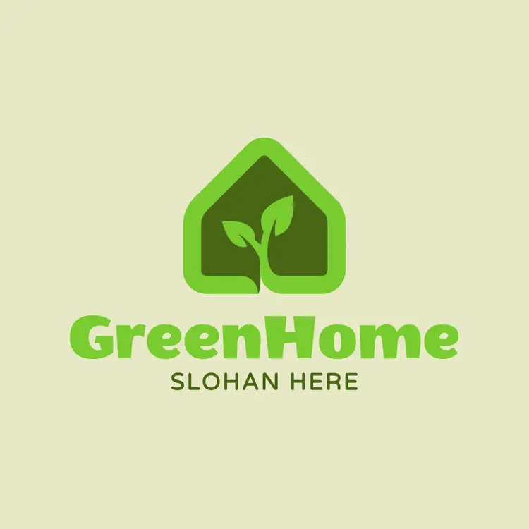 Plant and House Logo