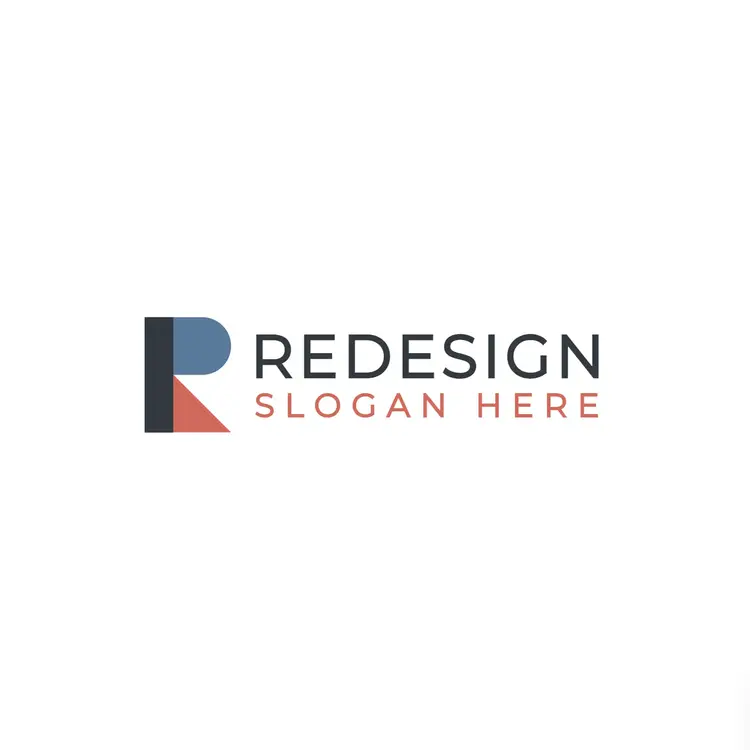 Abstract and Geometric Letter R Logo