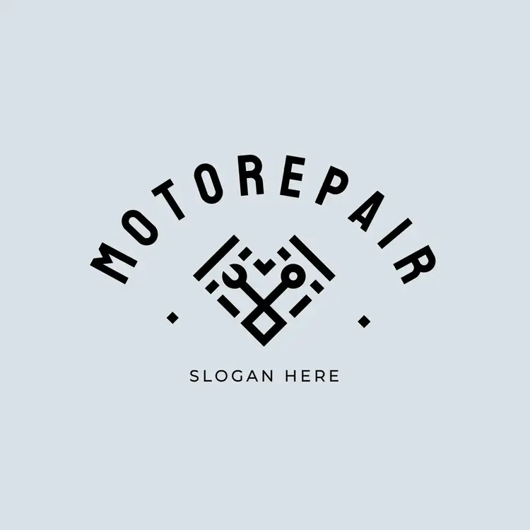 Motor Repair and Mechanic Shop Logo (1)