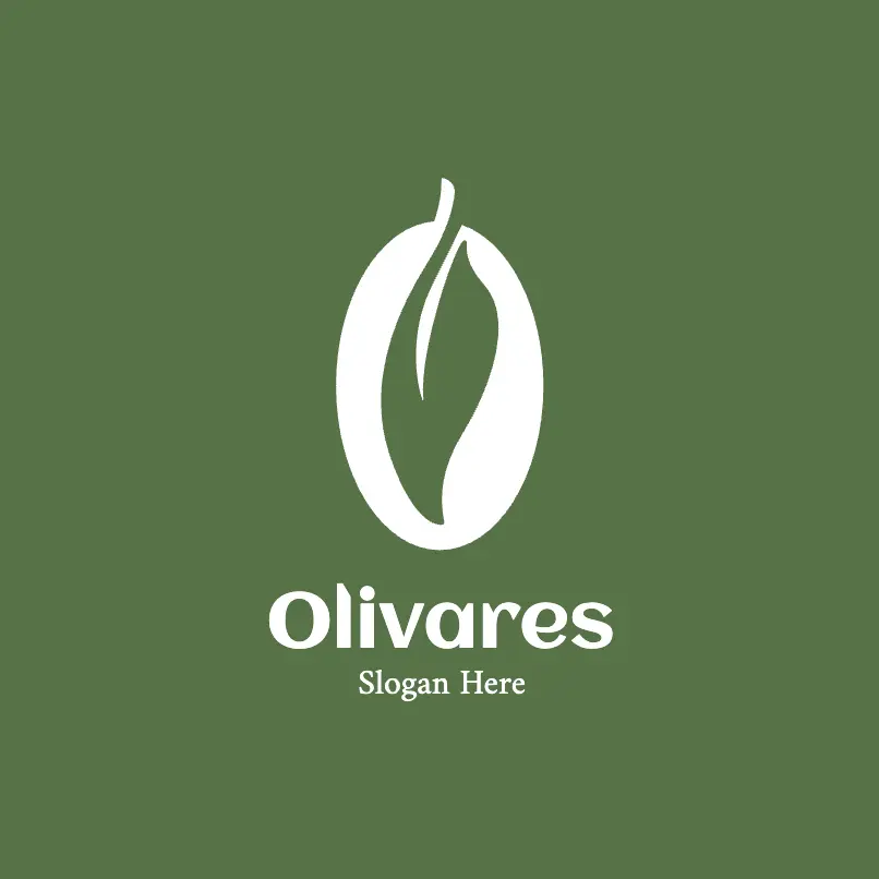 Olive and Letter O Logo
