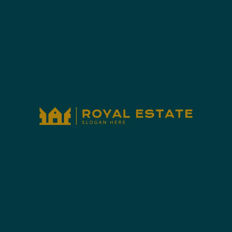 Crown And Houses Logo