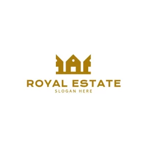 Crown And Houses Logo