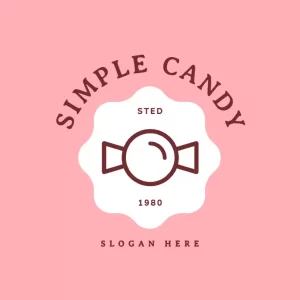 Free Classic and Simple Candy Logo