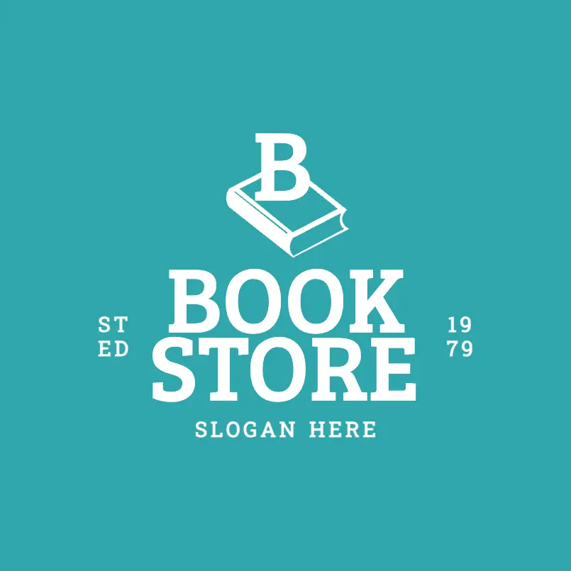 Free Letter B and Book Store Logo
