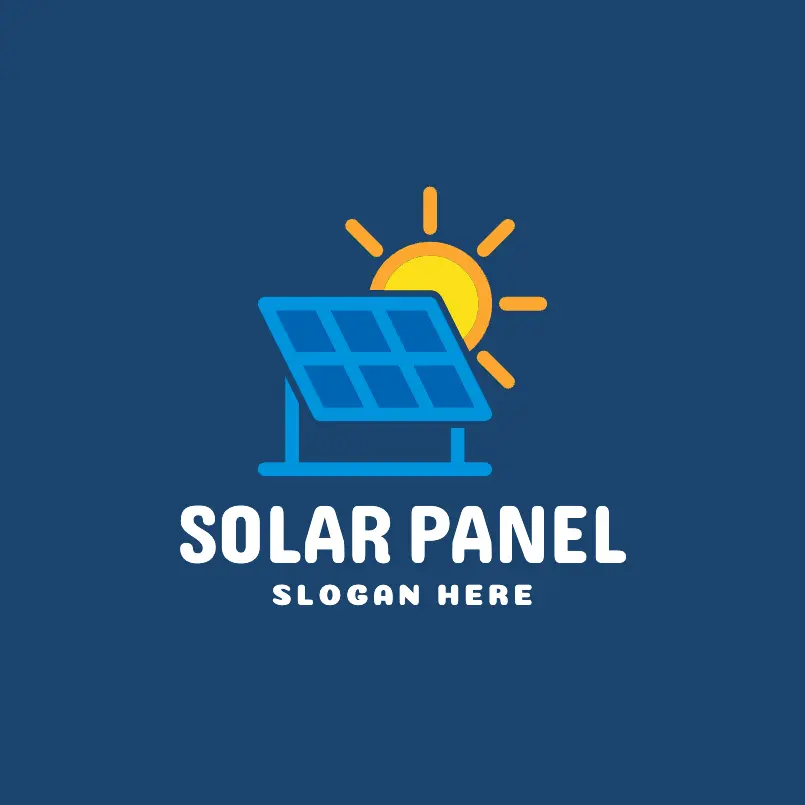 Free Screen and Solar Energy Logo