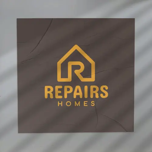 SIgn Poster Home Repair and Renovation Logo Mockup