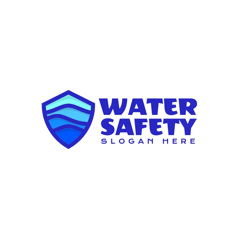 Shield and Water Safety Logo