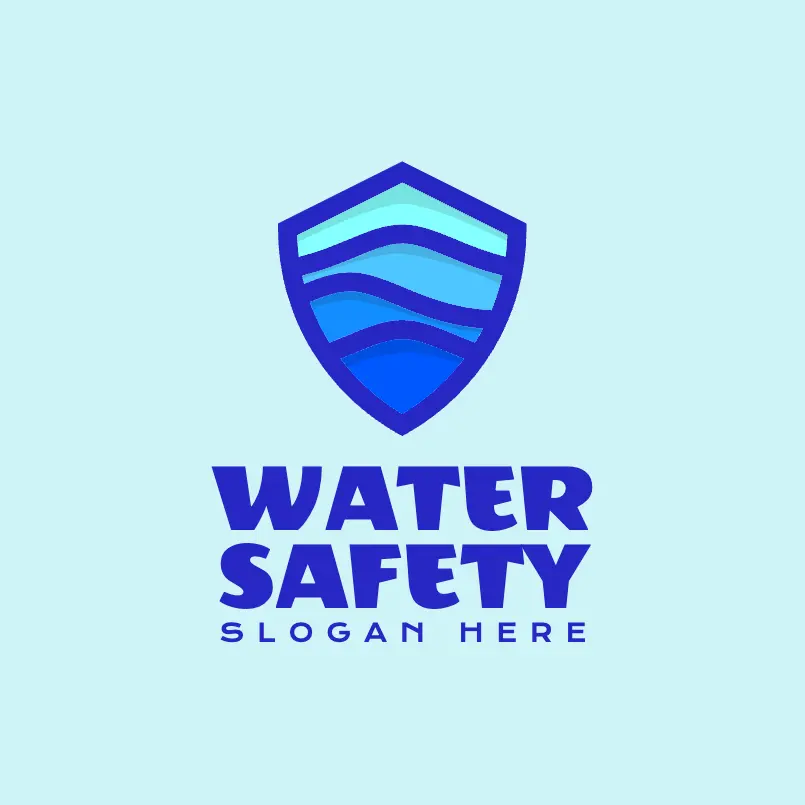 Shield and Water Safety Logo