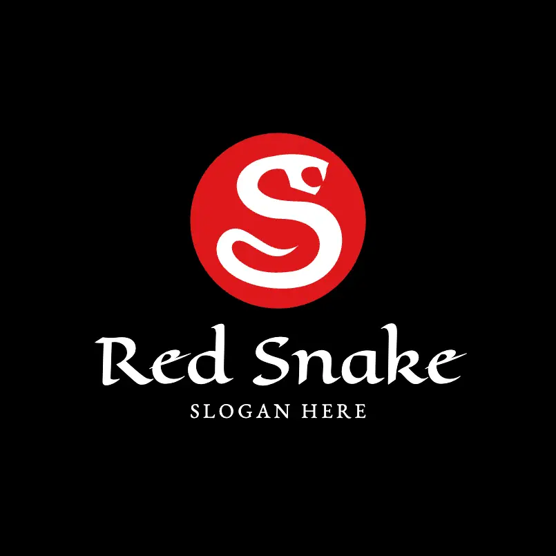 Snake and Letter S Logo