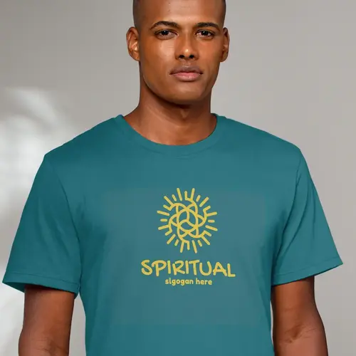 T-shirt Free Symbolic and Spiritual Logo Mockpup