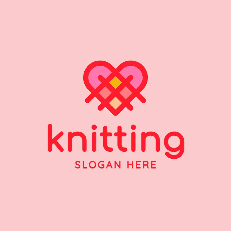 Textile Fabric and Heart Logo