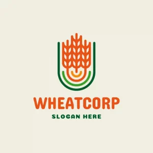 Wheat Agricultural Logo