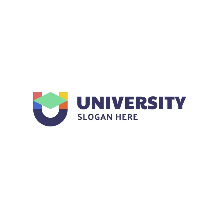 Letter U and Education Logo