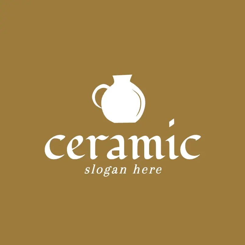 Free Rustic Ceramic Jug Logo