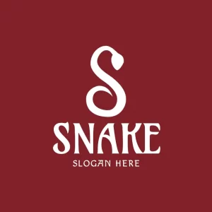 Free Snake and Letter S Monogram Logo