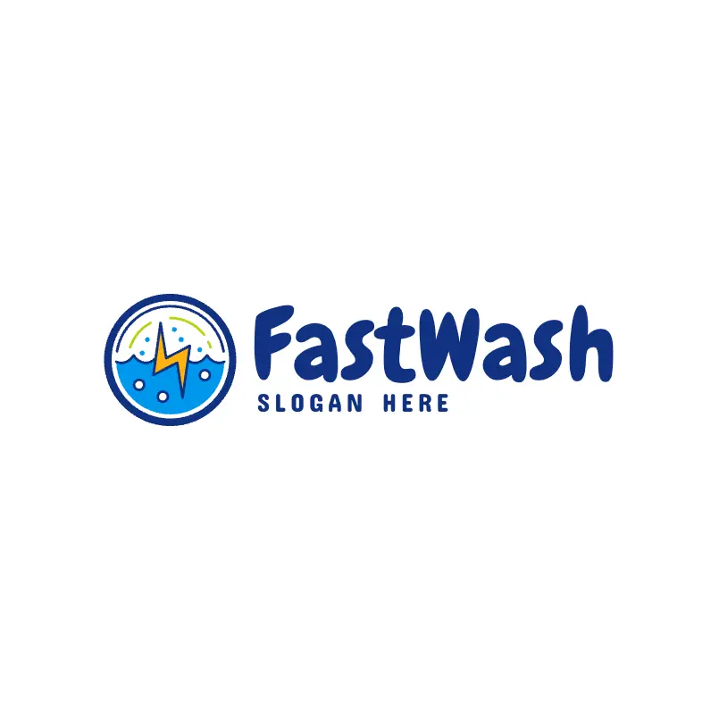 Washing Machine and Clothes Washing Logo (2)