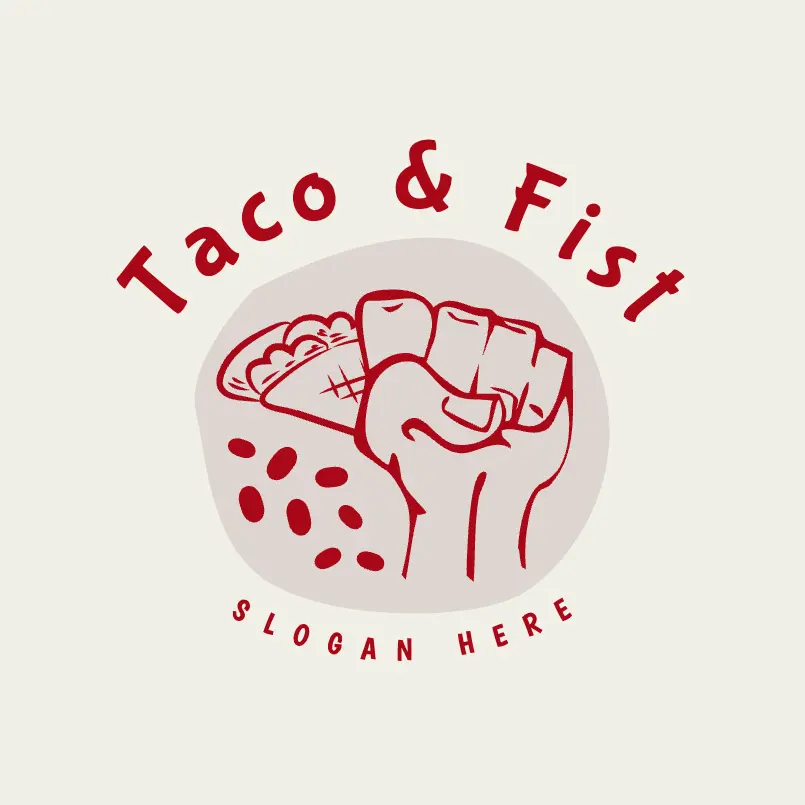 Taco and Fist Logo