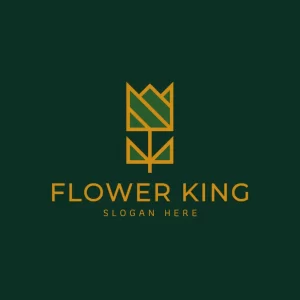 Luxury Flower and Crown Logo