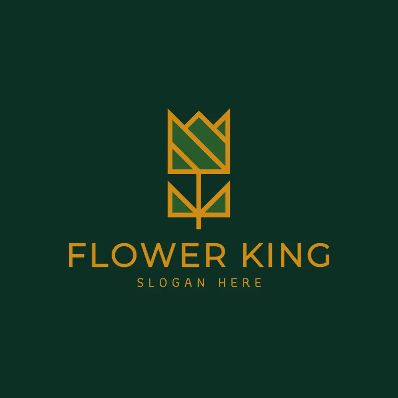 Luxury Flower and Crown Logo