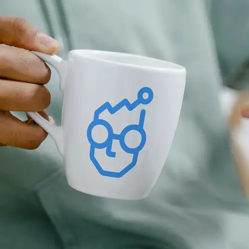 Mug Geek and Analytics Logo Mockup