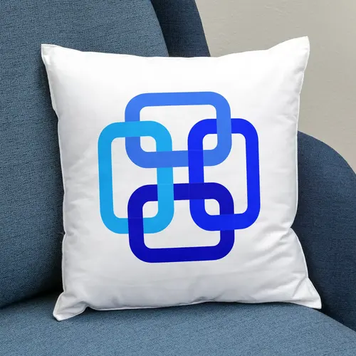 Pillow Abstract Health and Hospital Logo Mockup