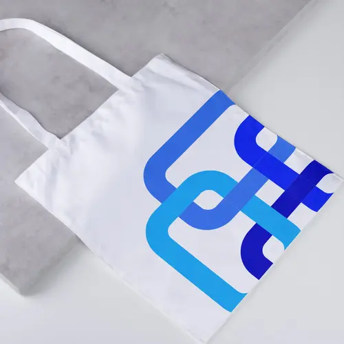 Tote Bag Abstract Health and Hospital Logo Mockup