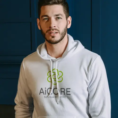 Hoodie Ai Symbol Logo Mockup